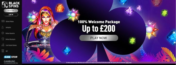 Black Spins Casino bonus