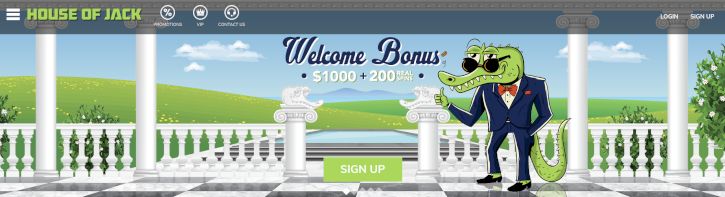 House of Jack Casino bonus